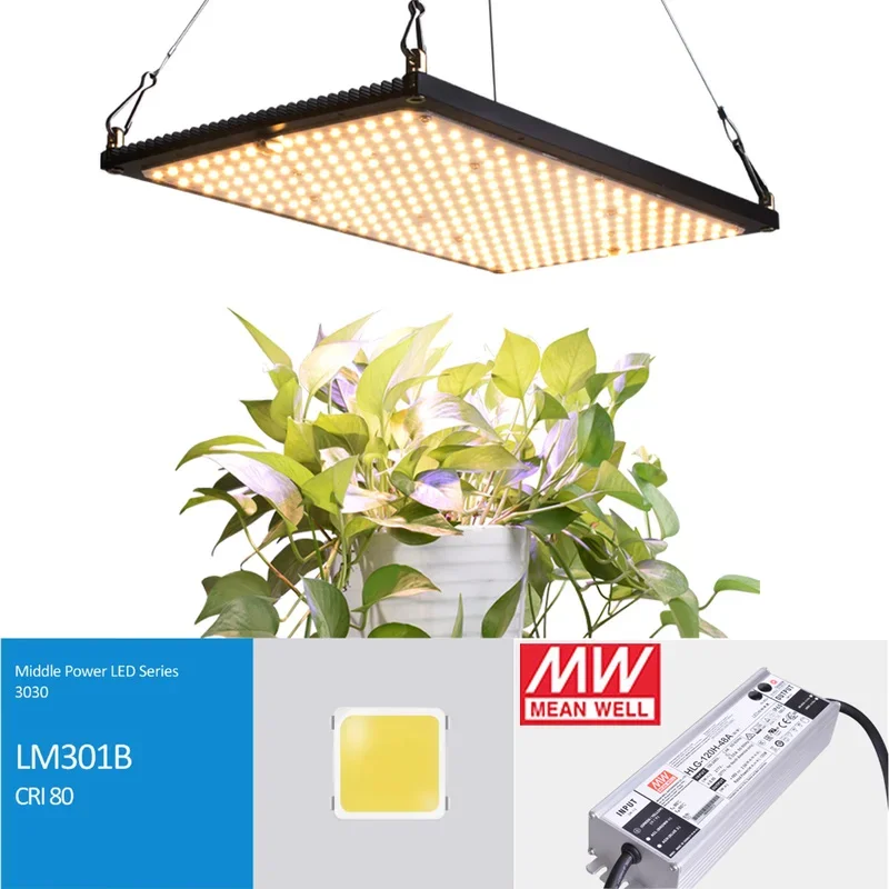 

Small New 301B Chip LED Plant Growth Light 1000W Quantum Board Greenhouse Nursery Succulent Fill Light Intelligent Switch Contro