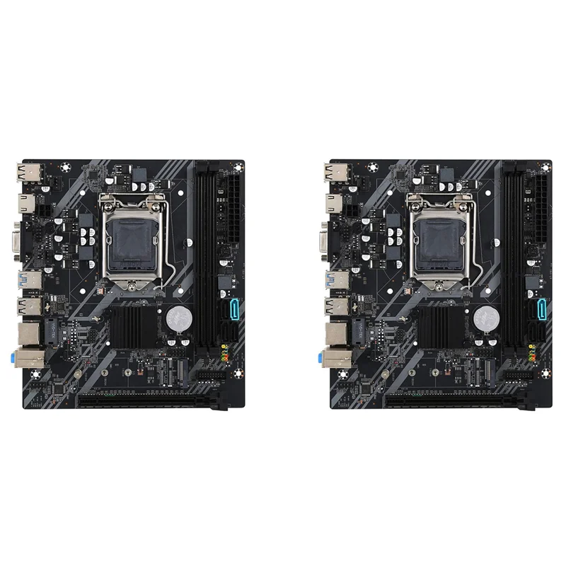 

2X New B75 Desktop Computer Motherboard With M.2 Interface LGA-1155 Pin DDR3 Memory Supports 2/3 Generation CPU