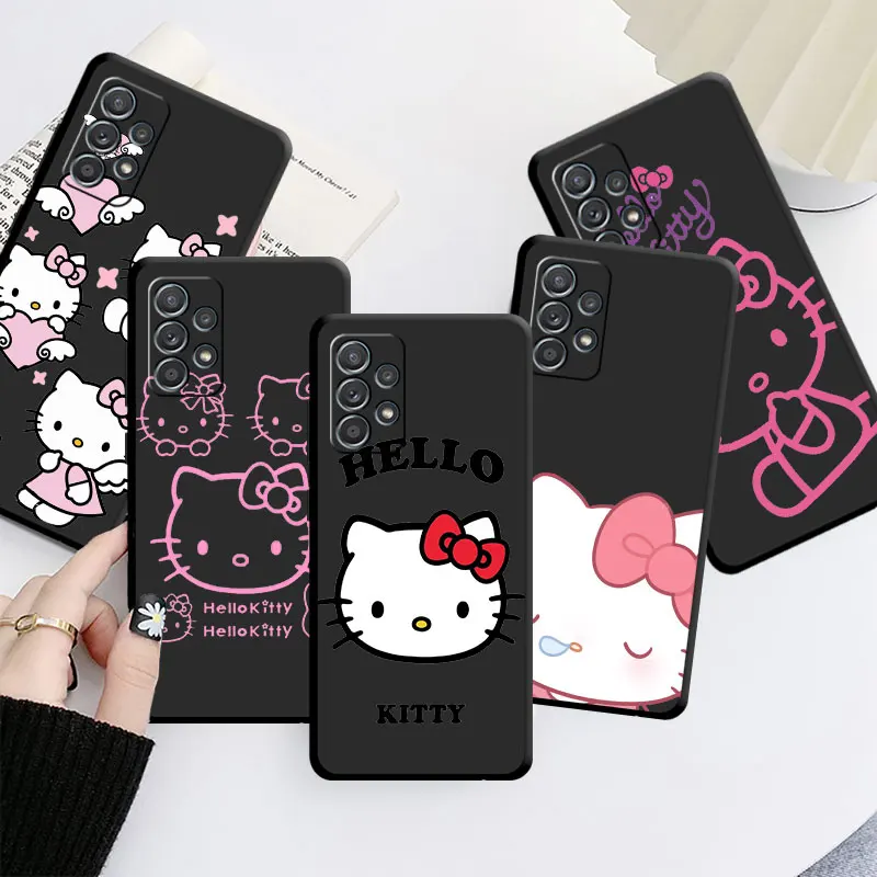 Hello Kitty Case For Samsung Galaxy A54 A52 A14 A53 A13 A12 A23 A51 A32 A71 A33 A34 A13 5G A34 A21s Phone Cover