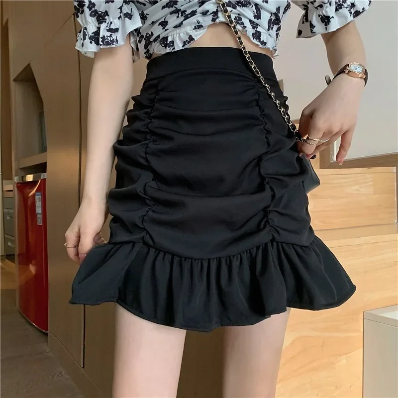 Cheap wholesale 2021 spring summer autumn new fashion casual sexy women Skirt woman female OL black skirt  mini skirts Vy523