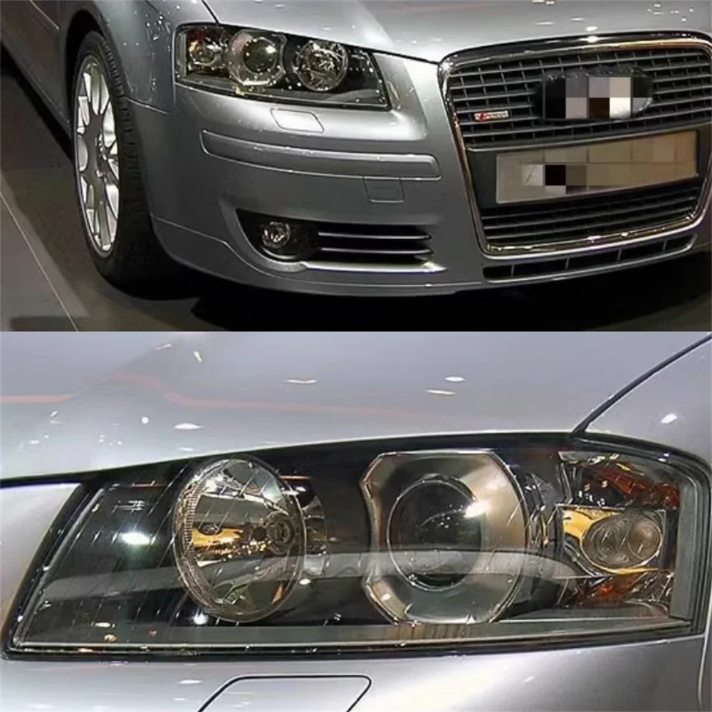 HTTCY For Audi A3 2003 2004 2005 2006 2007 Car Headlights Lens Cover Headlamp Glass Lamp Shell Replace Original Lampshade