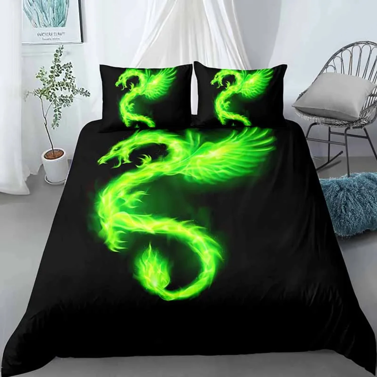 3D  printed bedding set cool black girl boys  bedding duvet cover set with pillowcase Twin Full King size bed set