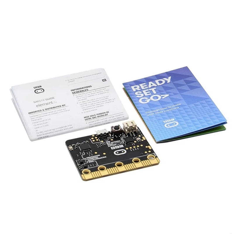 Placa de Desenvolvimento BBC para Desenvolvimento Programável, Micro Bit V2.2, BLE5.0 e Expansão 3.0, Peças do Processador Python Nordic Nrf52833