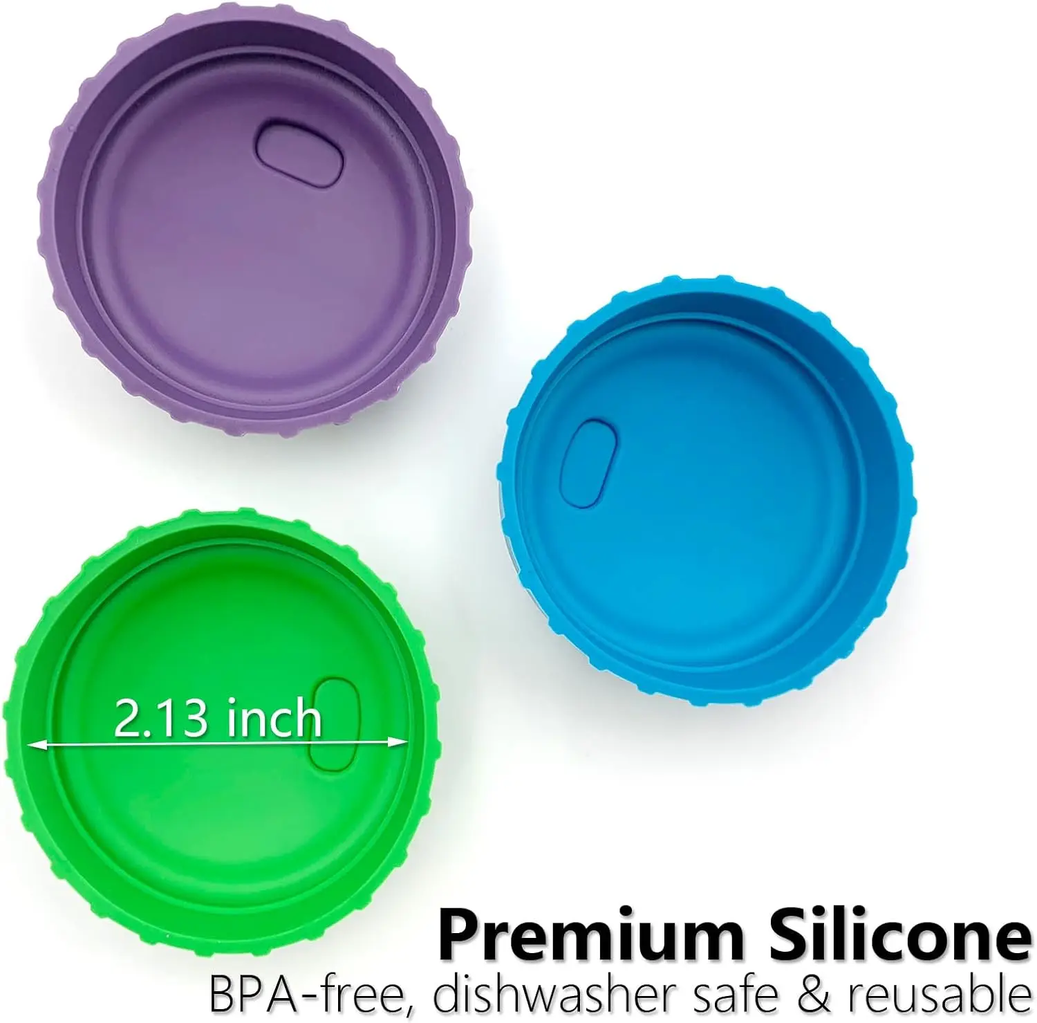 Silicone Soda Can Lid Reusable Can Stopper for Soda Beer Drinks Juice Coke Beverage Fits Standard Cans Protecto Coke Can