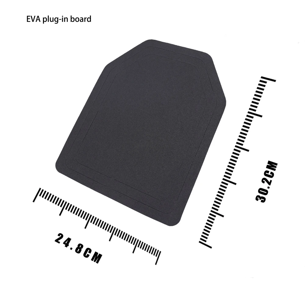 2Pcs Tactical Vest EVA Plates Body Carrier SAPI Shock Plate Insert Plate Cover Hunting Vest 2cm  Plates
