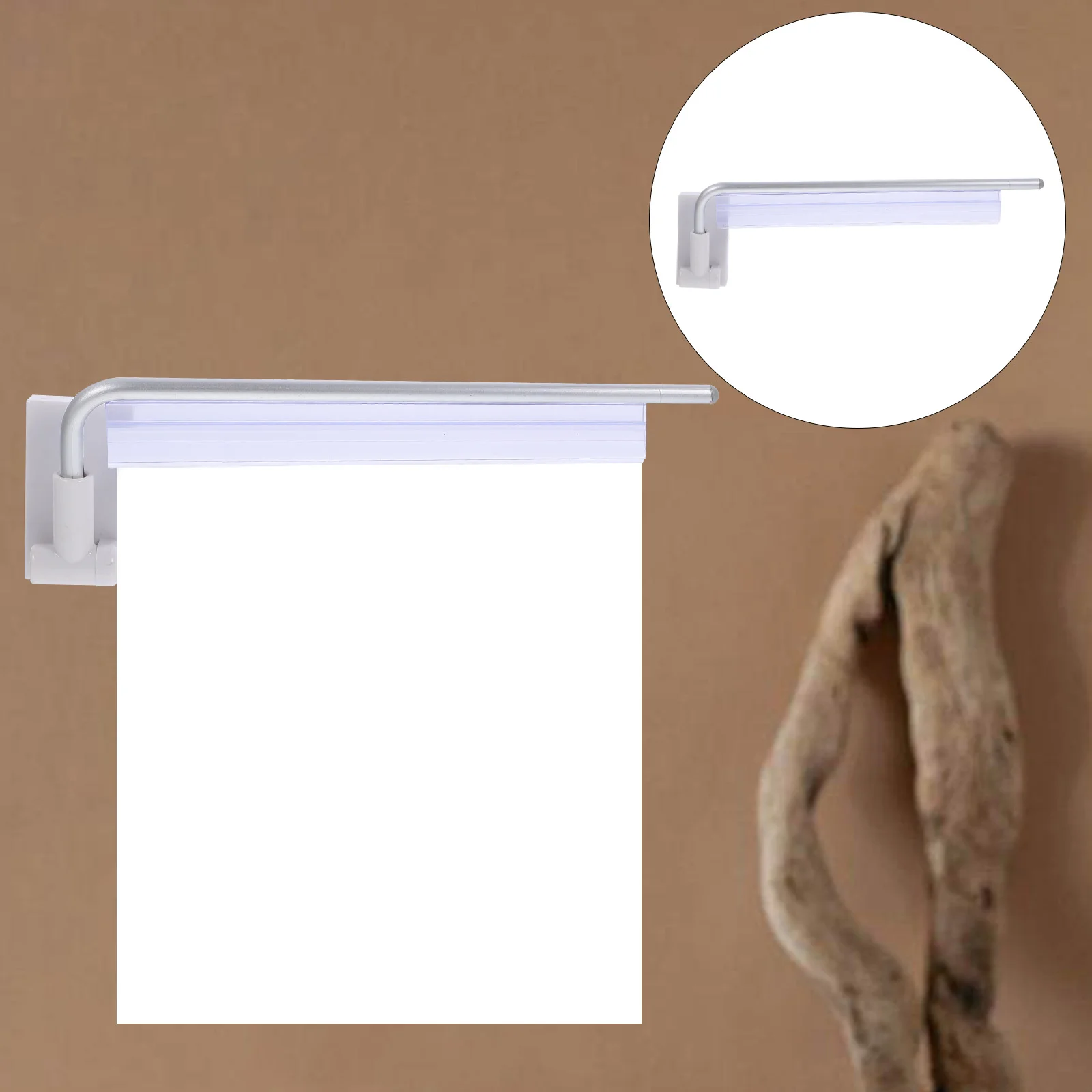 Magnetic Sign Holder Bracket Display Wall Mount Flag Stand Magnets Hanging Rod for