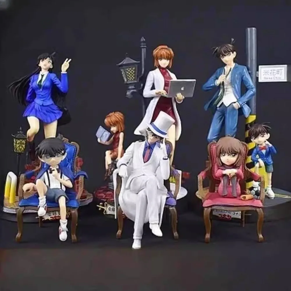 أنيمي المحقق كونان كودو شينيتشي الشكل جيمي كودو حالة مغلقة شخصيات كرتونية تمثال بولي كلوريد الفينيل تمثال نموذج جمع لعبة الهدايا
