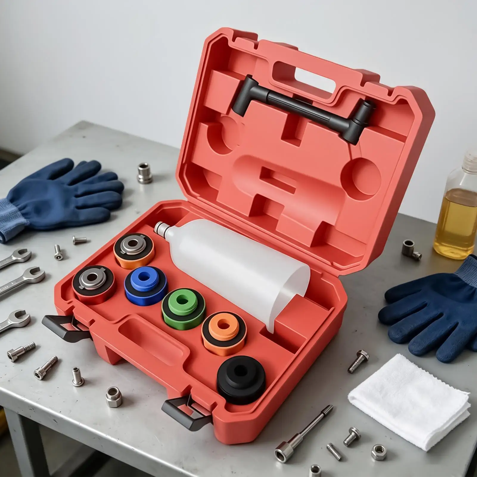 Automotive Funnel Set Automotive Filling Coolant Tools Car Motor Oil Funnel Set For Transmission Engine Vehicle Truck Sedan