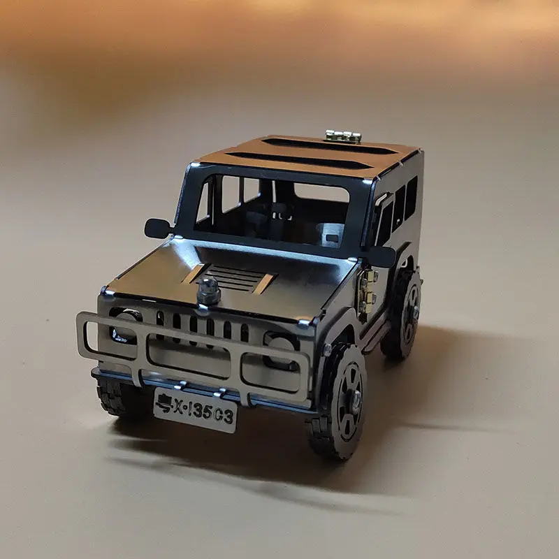 Stainless Steel Hummer,Jeep Model,Stainless Steel Alloy Off-road Vehicle,USA1 Air Force One Licence Plate Model