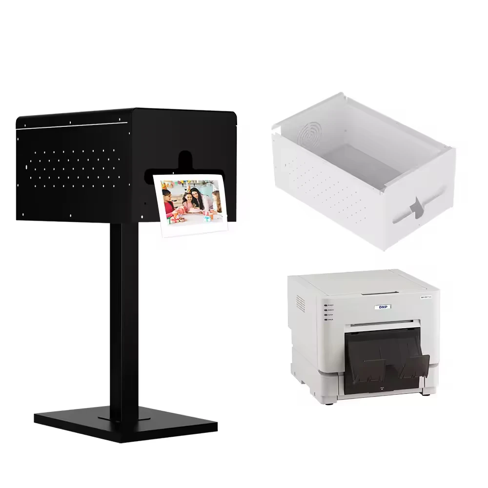 Hot Sales DNP RX1HS Innovative Photo Booth Machine Cover Stand Features Innovative Photo Tray Design Cameras Smartphones