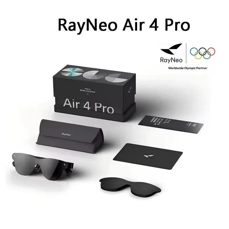 RayNeo Air 4 Pro slimme AR-bril Ondersteunt HDR10 3840 Hz 4 luidsprekers 1200 nits Micro-OLED dubbellaags scherm AR-bril - afbeelding 2