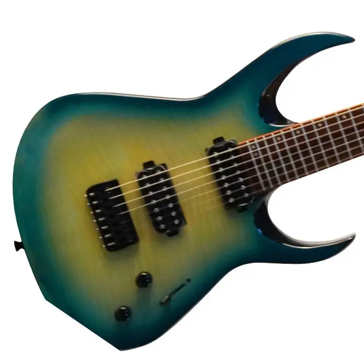 Wholesale Mollo MST-10-7 7-String Solid Wood Mahogany Body Customized OEM Electric Guitar