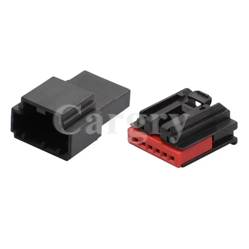 

1 Set 6P 1456985-1 AC Assembly Car Wire Socket Male Plug Female Connector Plastic Housing Electric Cable Adapter