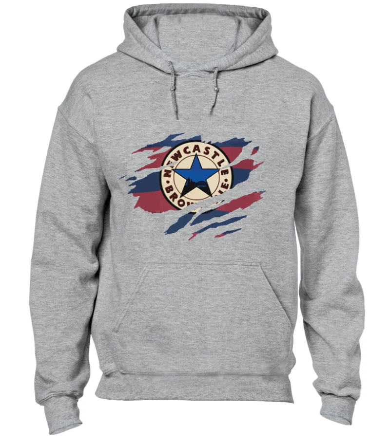 Retro Koszulka Piłkarska 17 Bluza z Kapturem Unisex Śmieszna Newcastle Klasyczna United Lata 90. Fan Piłki Nożnej Tribuna Magpies Pomysł na Prezent dla Taty