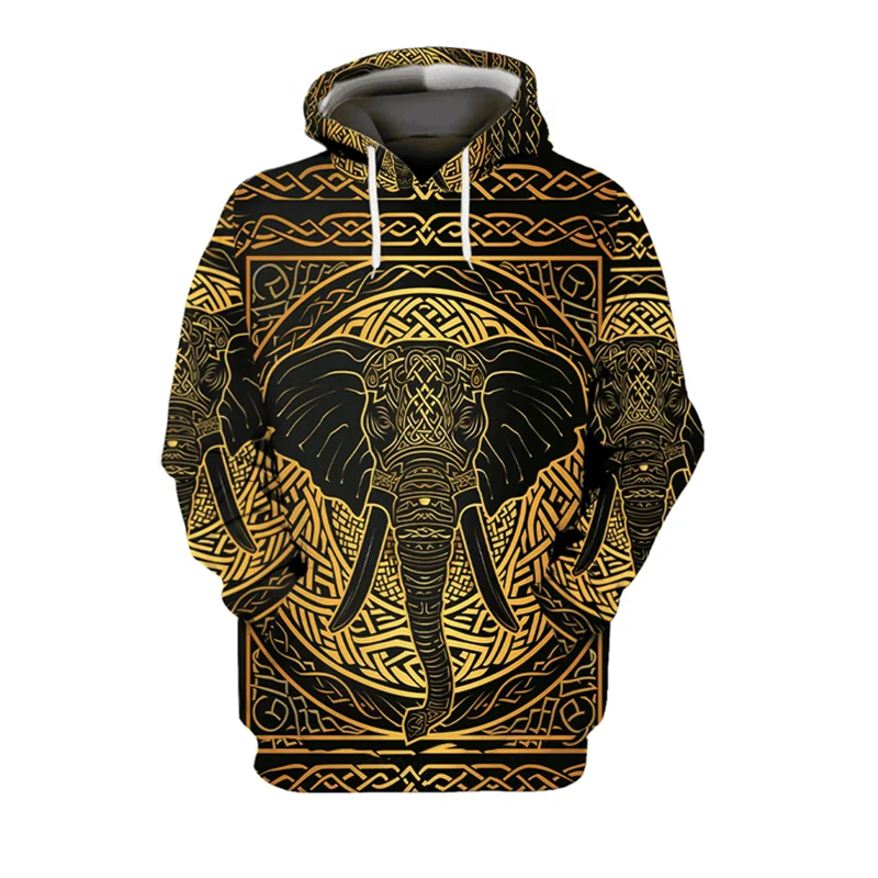 Mandala Elephant 3D All Over Printed Hoodies Men Women New Fashion Sweatshirt Unisex Casual Y2k Hoodies Mens Designer Clothes