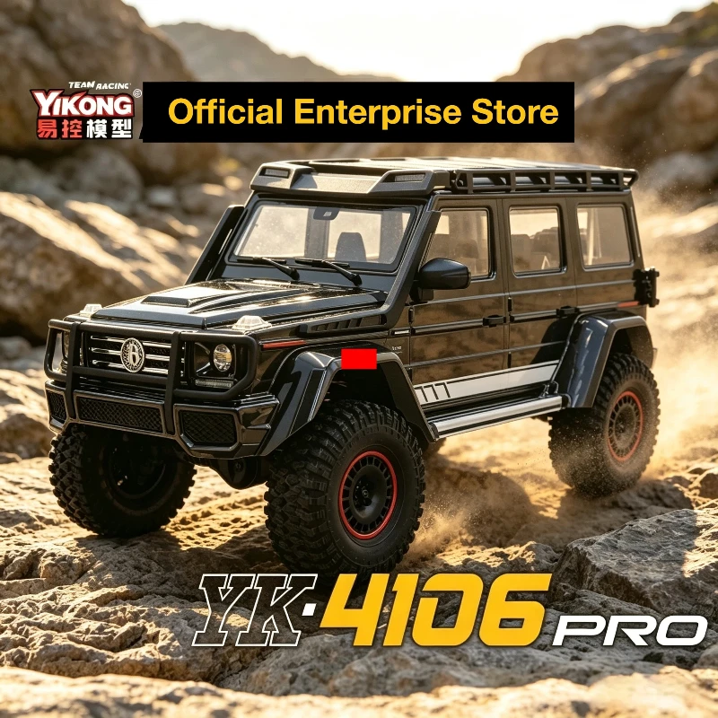 New YIKONGRC YK4106PRO V2 1/10 RC Crawler 4WD Remote Control Off Road Car Simulated Tank Turn Hobby Vehicle For Adults