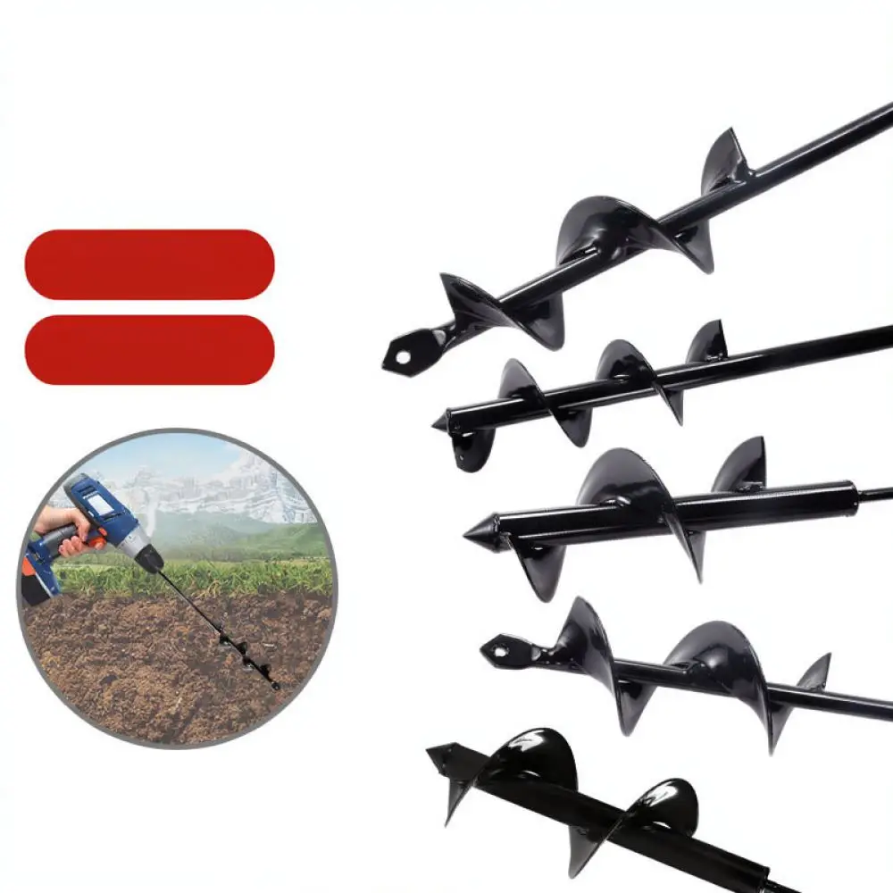 Earth Hole Digger Auger Bit For Electric Drill Garden Planting Tool Soil Cultivator For Flower Bed Gardening