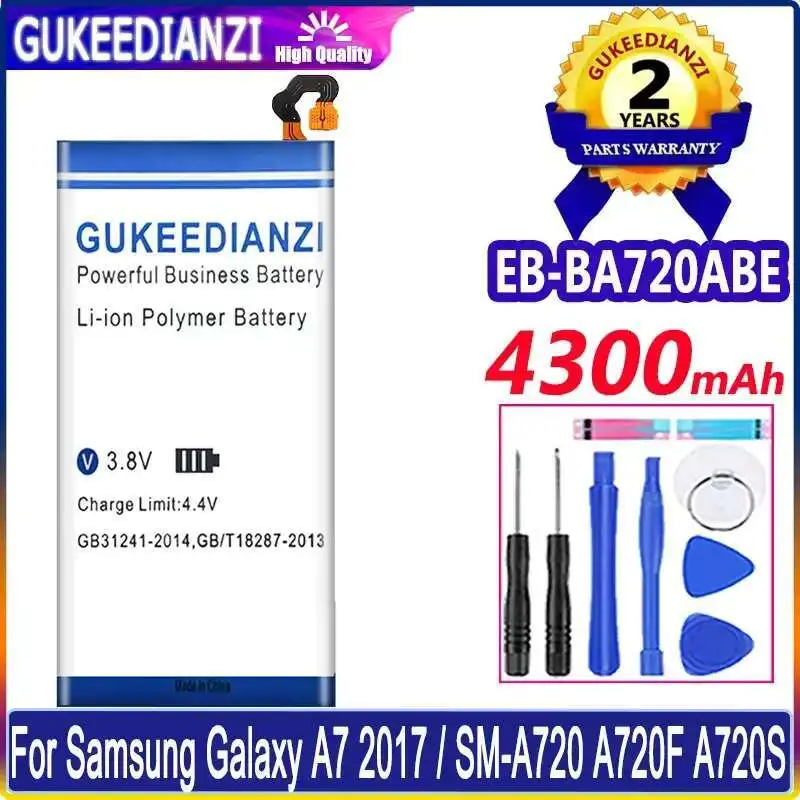 

Аккумулятор EB-BA720ABE 4300 мАч для Samsung Galaxy A7 2017 SM-A720 A720F A720S J7 Pro SM-J730F