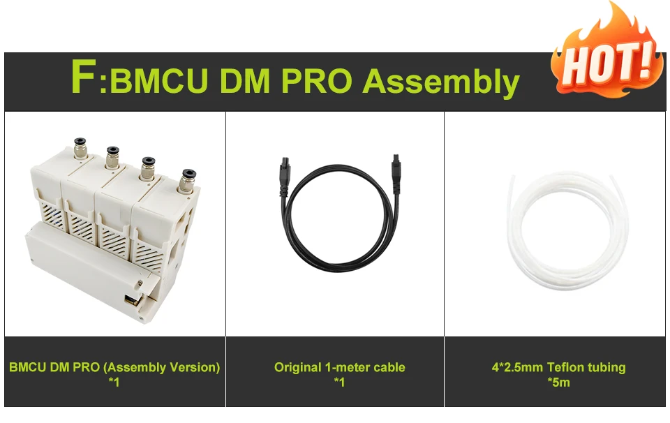 Tree Tribe AMS BMCU 370C DM PRO Messinggetriebe, hohe Drehmomentleistung, mehrfarbiger Druck, kompatible Teile für den A1 Mini MMU 3D-Drucker. – Detail 13