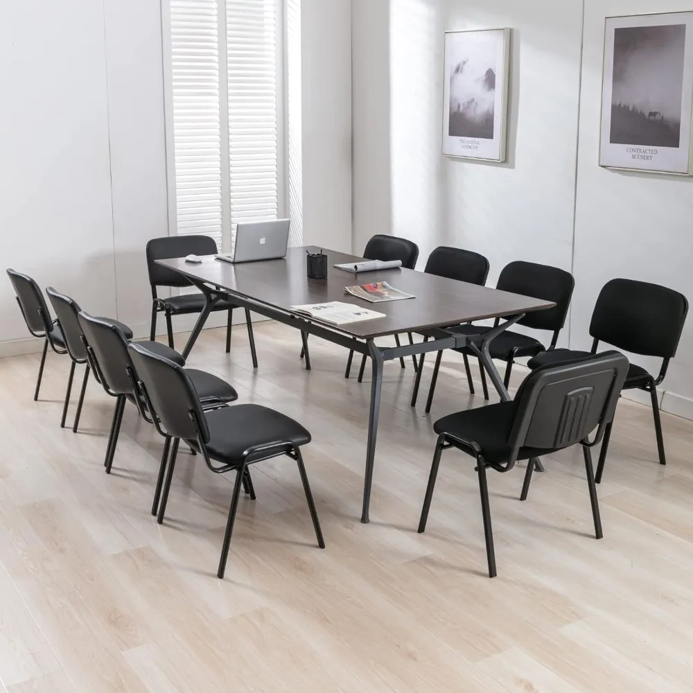 Waiting Room Chairs,Stackable Conference Room Chairs,Office Guest Chair No Arms Reception Chairs for School Breakroom Banquet