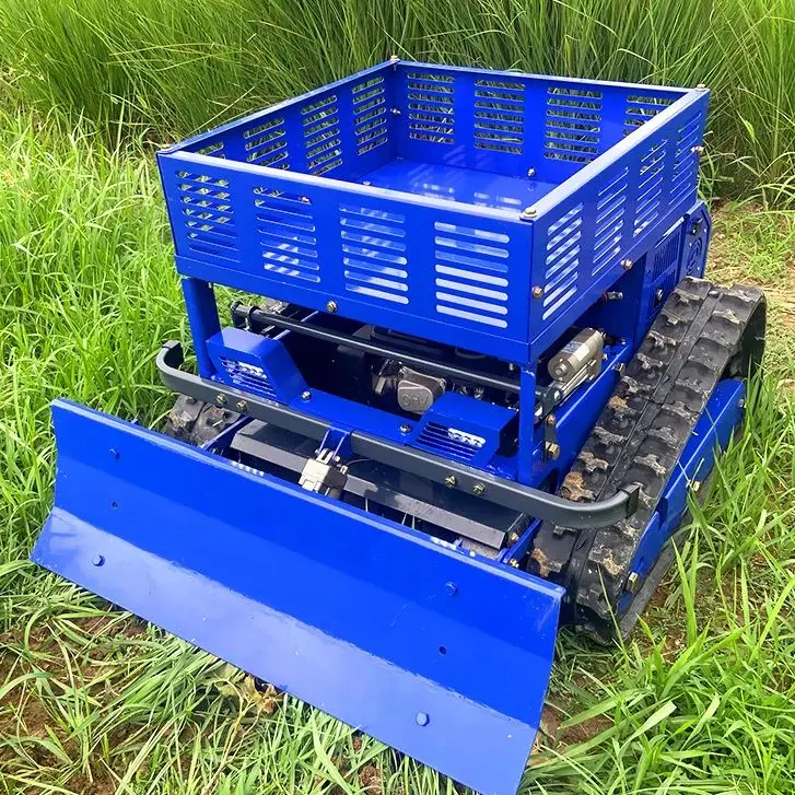 

Индивидуальная гусеничная газонокосилка с дистанционным управлением для сельского хозяйства, ландшафтного дизайна, очистка наклона с аварийной остановкой, безопасная