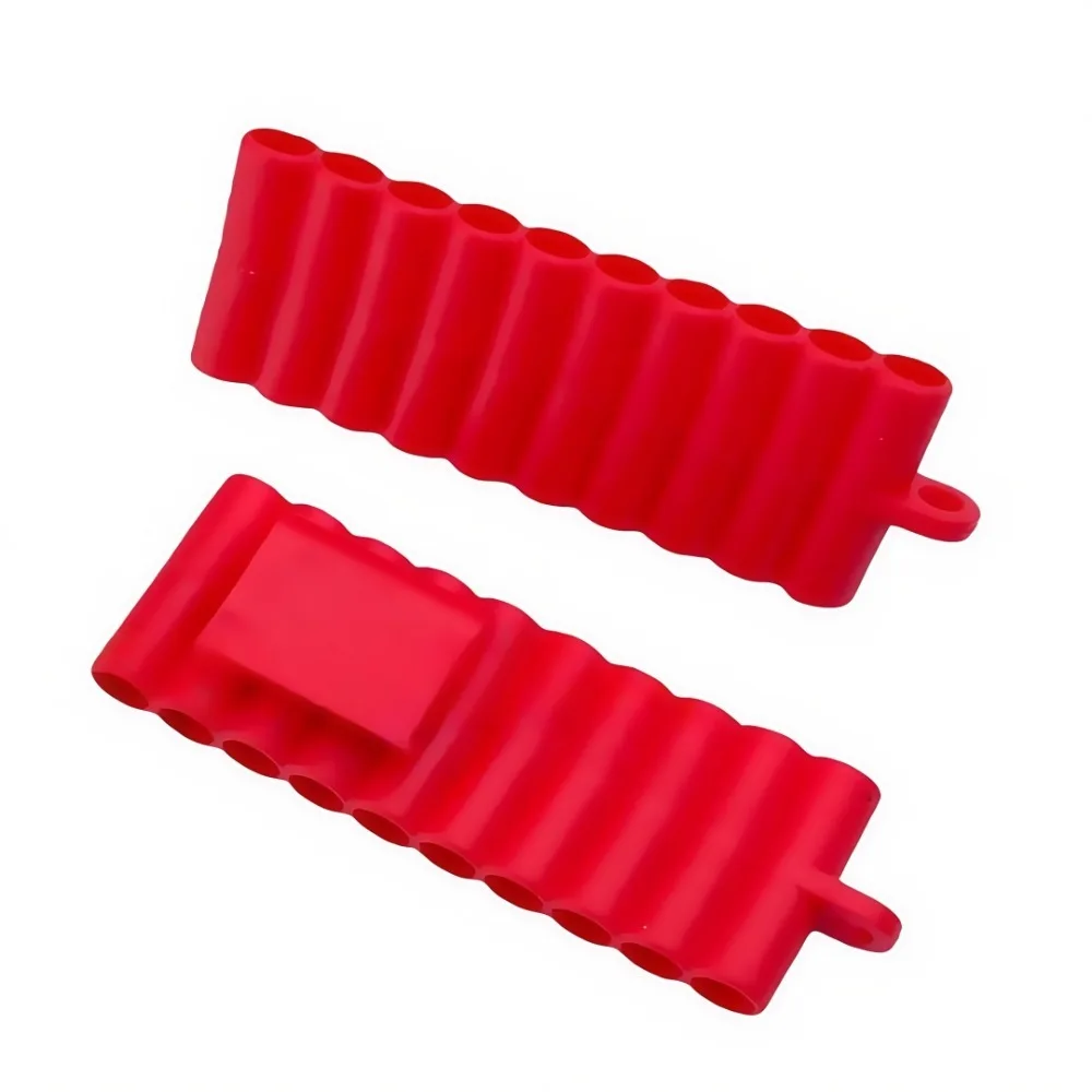 1/4 Stück 22-Loch Schraubendreher-Bithalter aus weichem Gummi, Organizer für 1/4 Zoll Sechskant-Schraubendreherköpfe, Bohrerständer, Elektrowerkzeuge – Detail 6