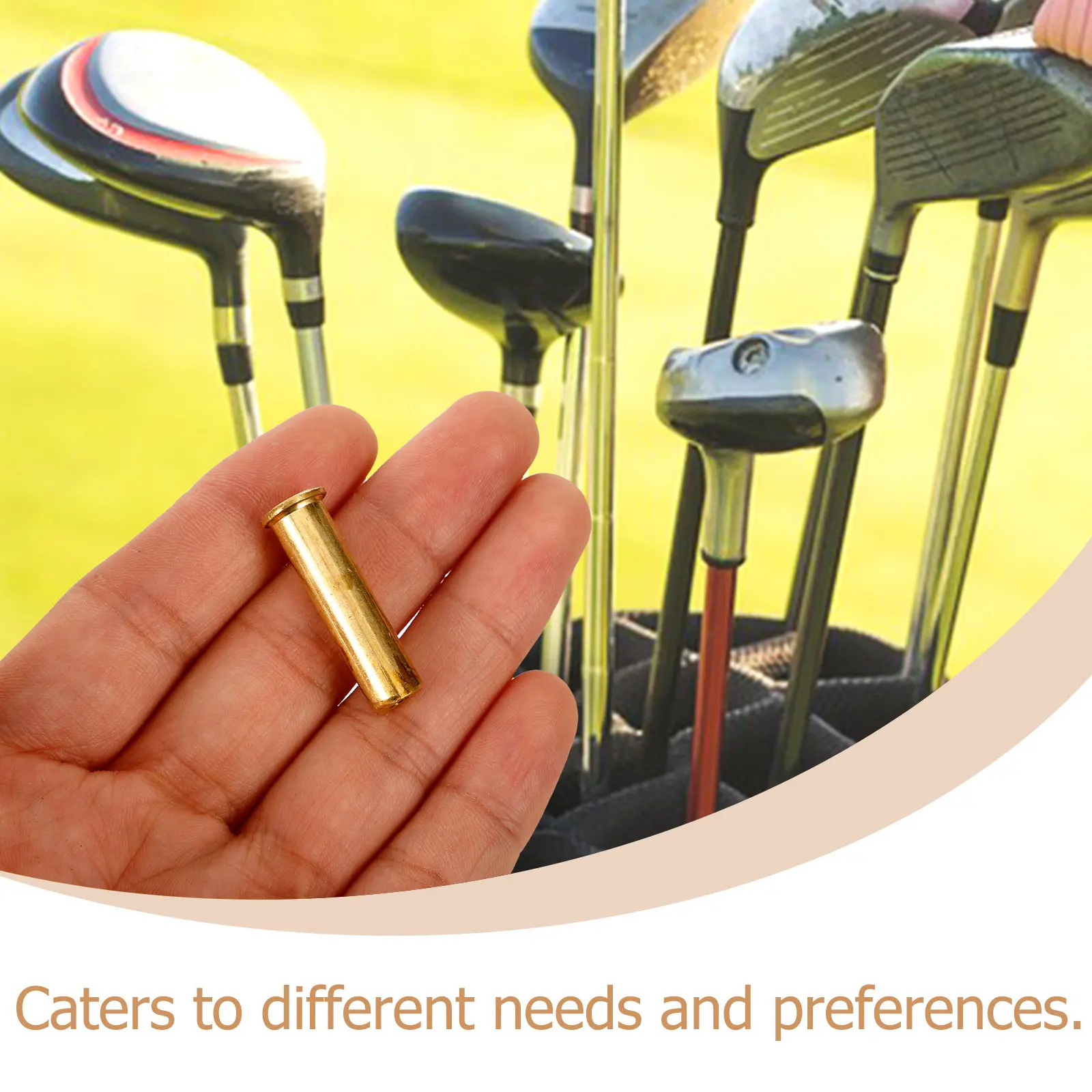 4 Pcs Golf Accessories Grip Training Aid Shaft Counterweights Presents Parts for Men Stroke Beads Accessory Gadgets