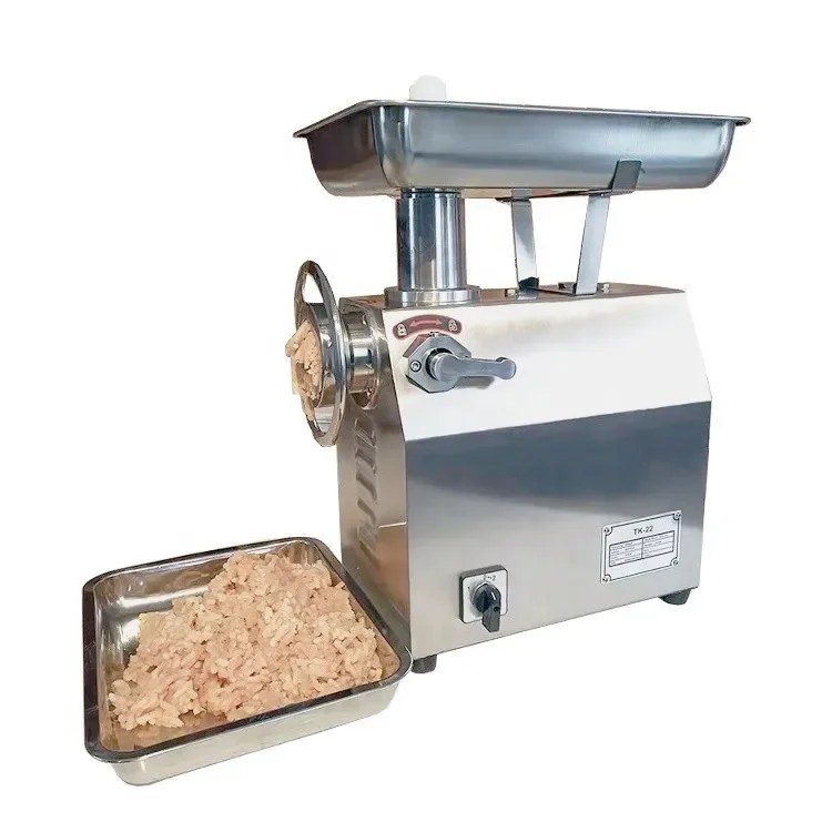 Disc Type 22 Commercial All Stainless Steel Meat Grinder Frozen Meat High Power Multifunctional Electric Stuffing Machine