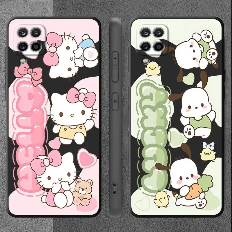 Sanrio Hello Kitty Pochacco Phone Case for Samsung Galaxy A10 A20e A20 A30 A40 A50s A70s A90 A01 A02 A03s A04s A05s A21s A31 A41