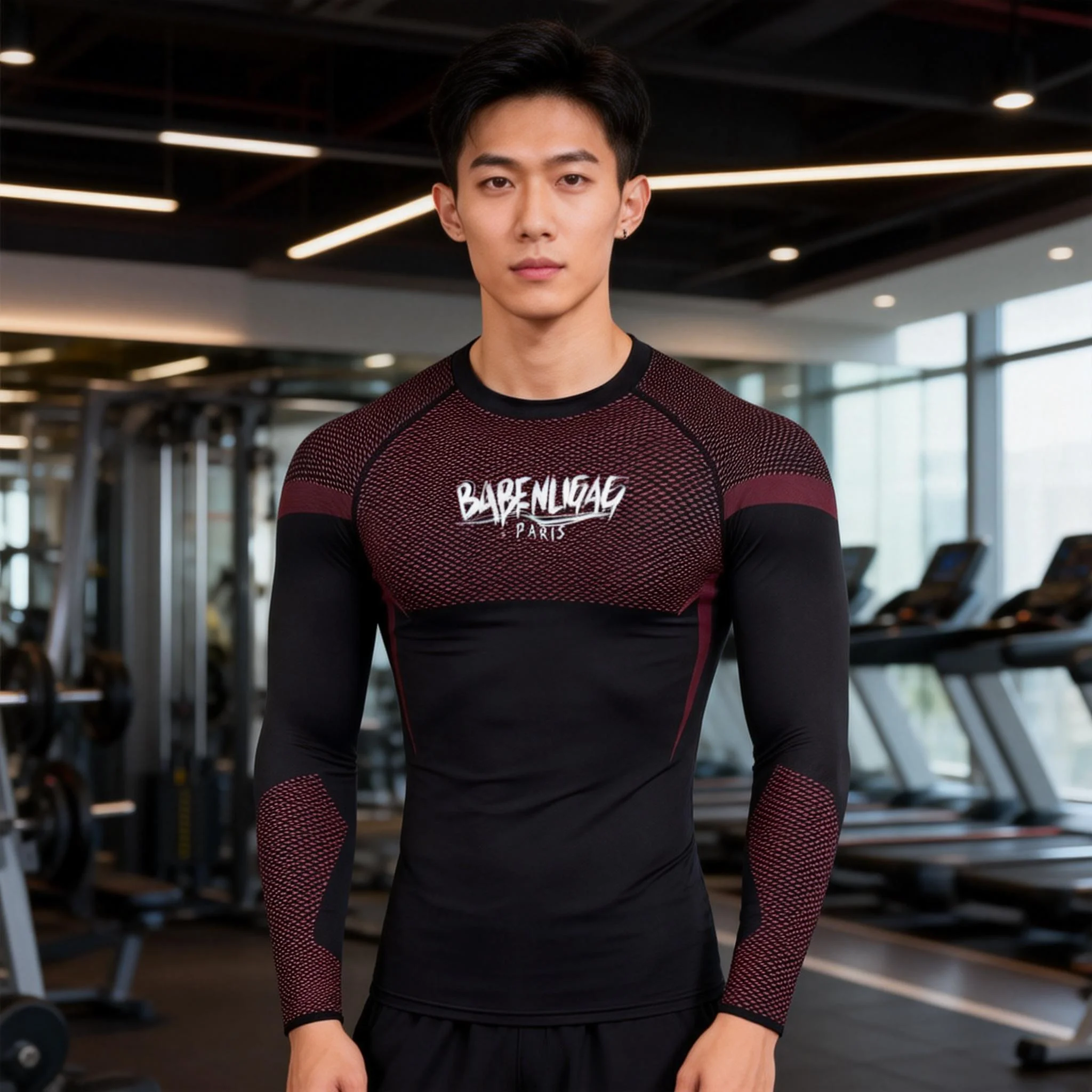 メンズ コンプレッション Tシャツ 速乾性 吸汗性 防汗性 フィットネス スポーツウェア ランニング ジョギング タイトフィット