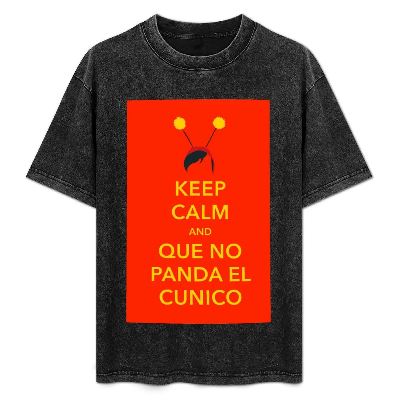 

No Panda El Cunico / El Chapulin Colorado T-Shirt Basic Short Sleeve T-Shirt for Men