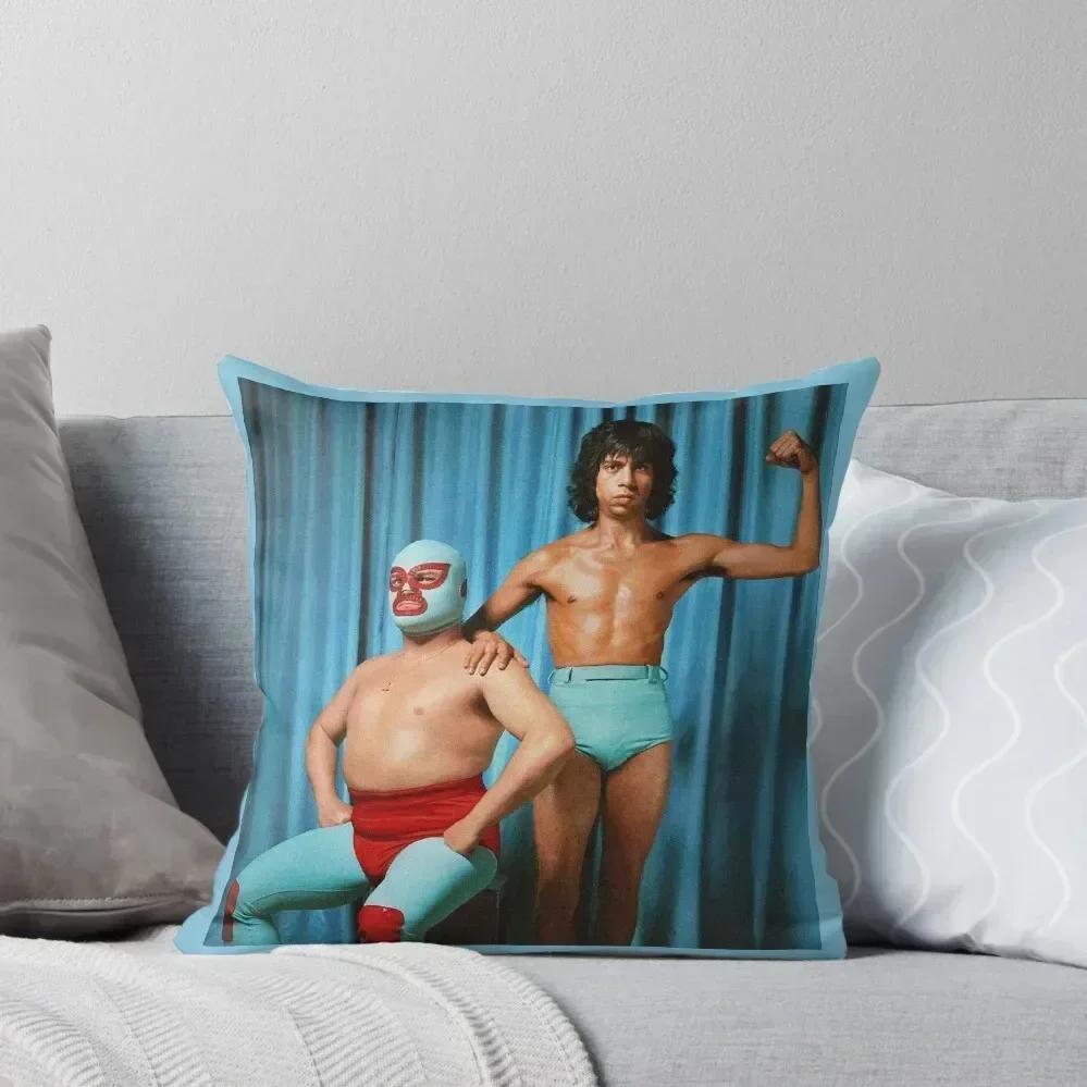 

Nacho Libre Steven Esqueleto Wrestling Tag Team Throw Pillow Elastic Cover For Sofa Cushions For Decorative Sofa pillow