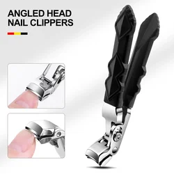 New Anti-Splash Toe Nail Clippers Large Thick Hard Special Nail Clippers Diagonal Pliers Nail Scissors Household Manicure Tools