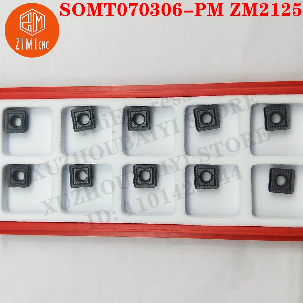 SOMT070306-PM ZM2125 SOMT070306-PM Carbide Inserts U Drill Inserts Tool CNC tools metal lathe mechanical cutting tool SOMT070306