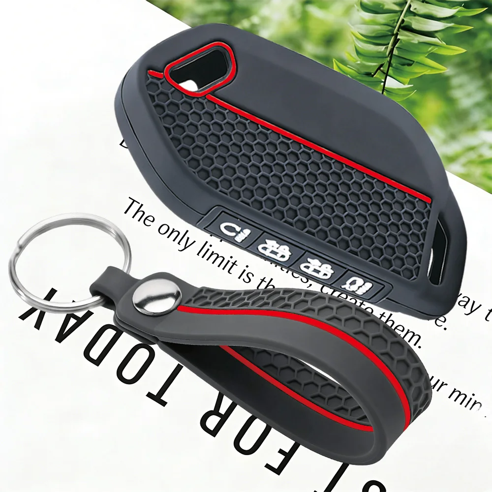7/8/9 Buttons Silicone Car Key Case Cover Fob Holder For Kia Picanto Sorento MQ4 Carnival KA4 Morning K5 Carens 2024 EV5 EV9