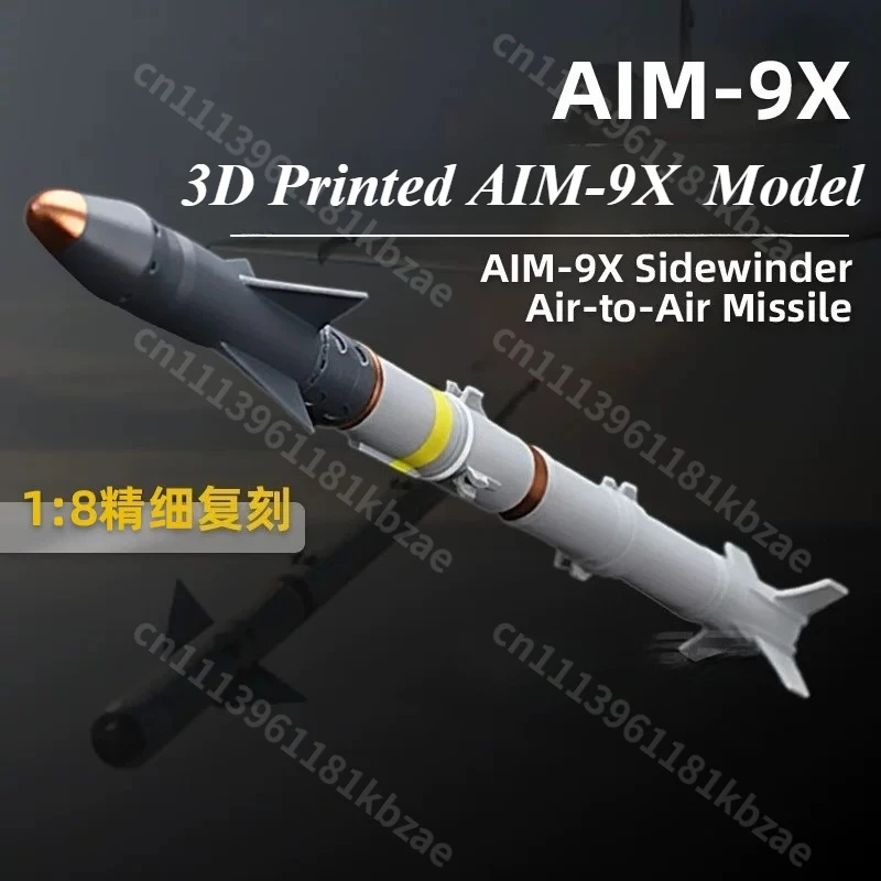 3D Printed AIM-9X Sidewinder Air To Air Model  Non Functional Collected Desktop Ornament By US Military Fans