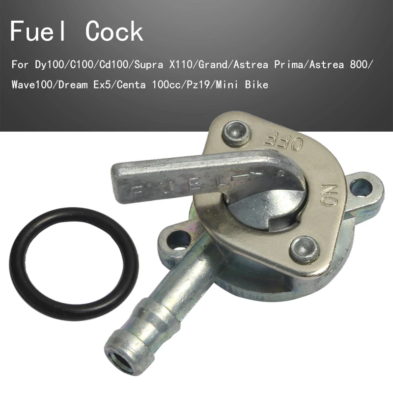 

Carburetor Fuel Cock For Dy100/C100/Cd100/Supra X110/Grand/Astrea Prima/Astrea 800/Wave100/Dream Ex5/Centa 100cc/Pz19/Mini Bike