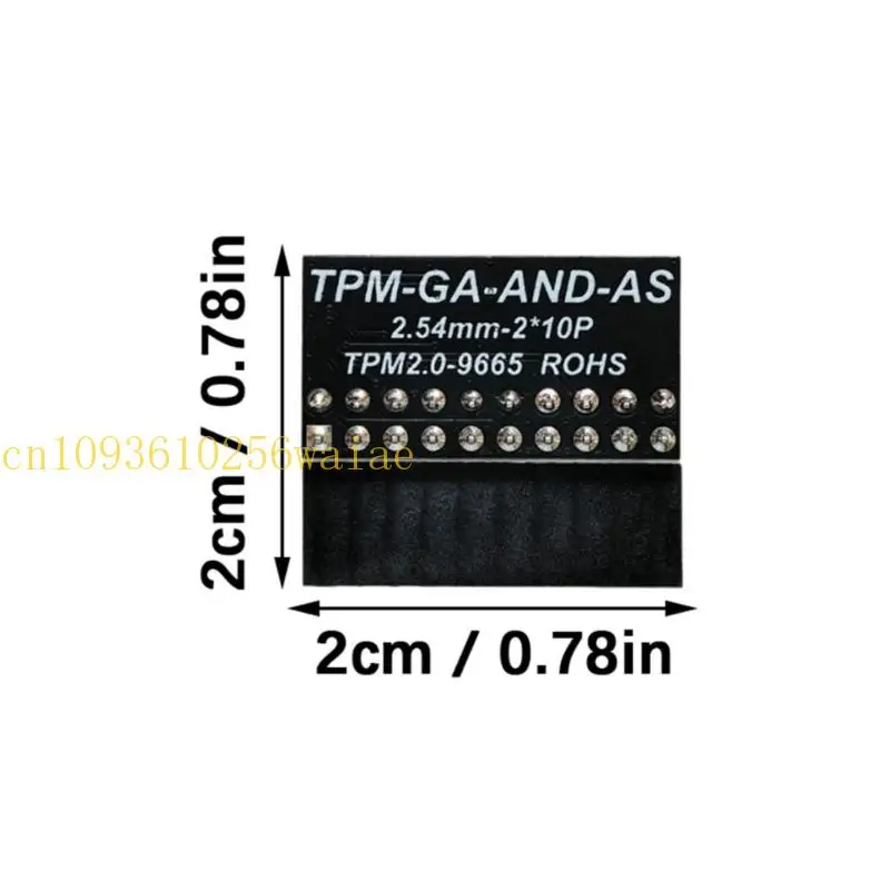 652F TPM1.2 Sicherheitsmodul 20Pin LPC -Computerverbindungsadapter, der TPM1.2 unterstützt