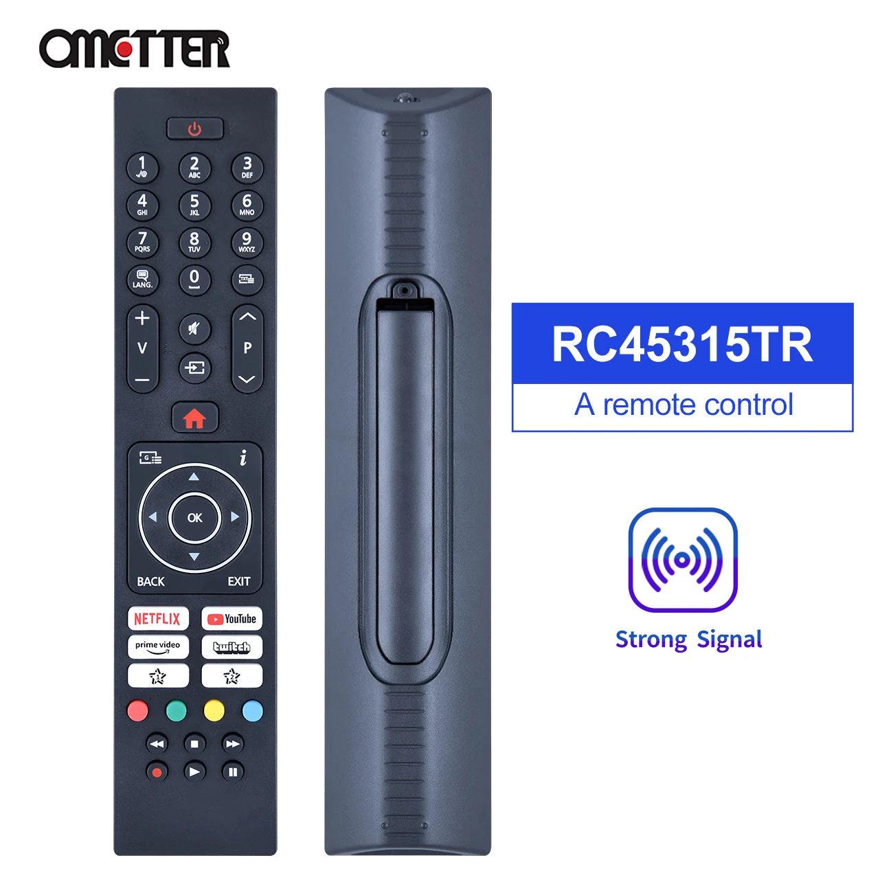 

For TV Remote Control RC45315TR