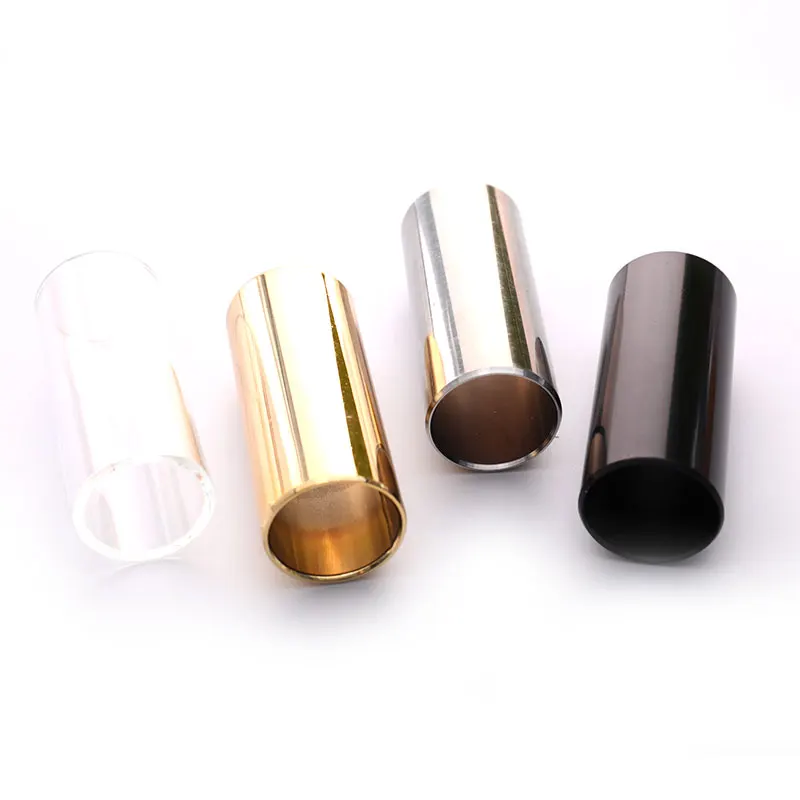 60MM Guitar Slide Bar Stainless Steel Metal/Glass Finger Slides For Ukulele