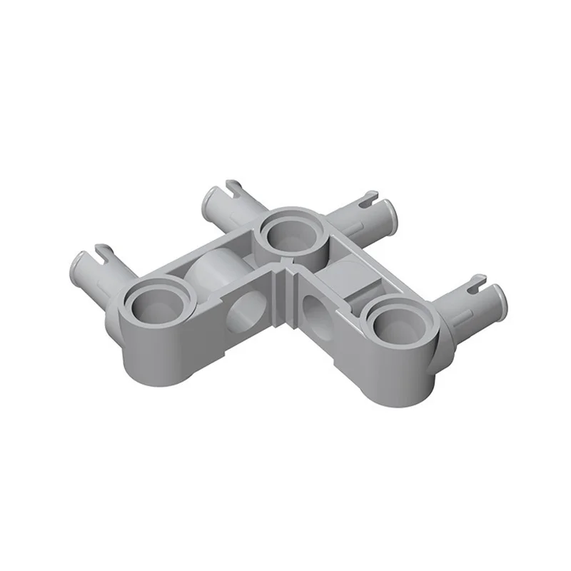 30pcs Building Blocks Bricks Technical Parts Pin Connector Hub Perpendicular 3x3 Bent with 4 Pins MOC Car Truck Pieces 55615