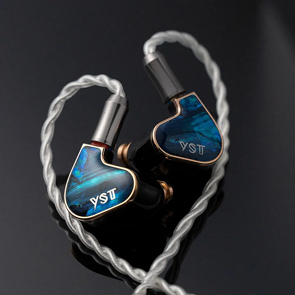 Słuchawki douszne YST03 JIAO 1DD+2BA, monitory douszne IEM do muzyki Hi-Fi, słuchawki z kablem 0.78mm 2Pin i wtyczką 3.5mm. — zdjęcie produktu 6