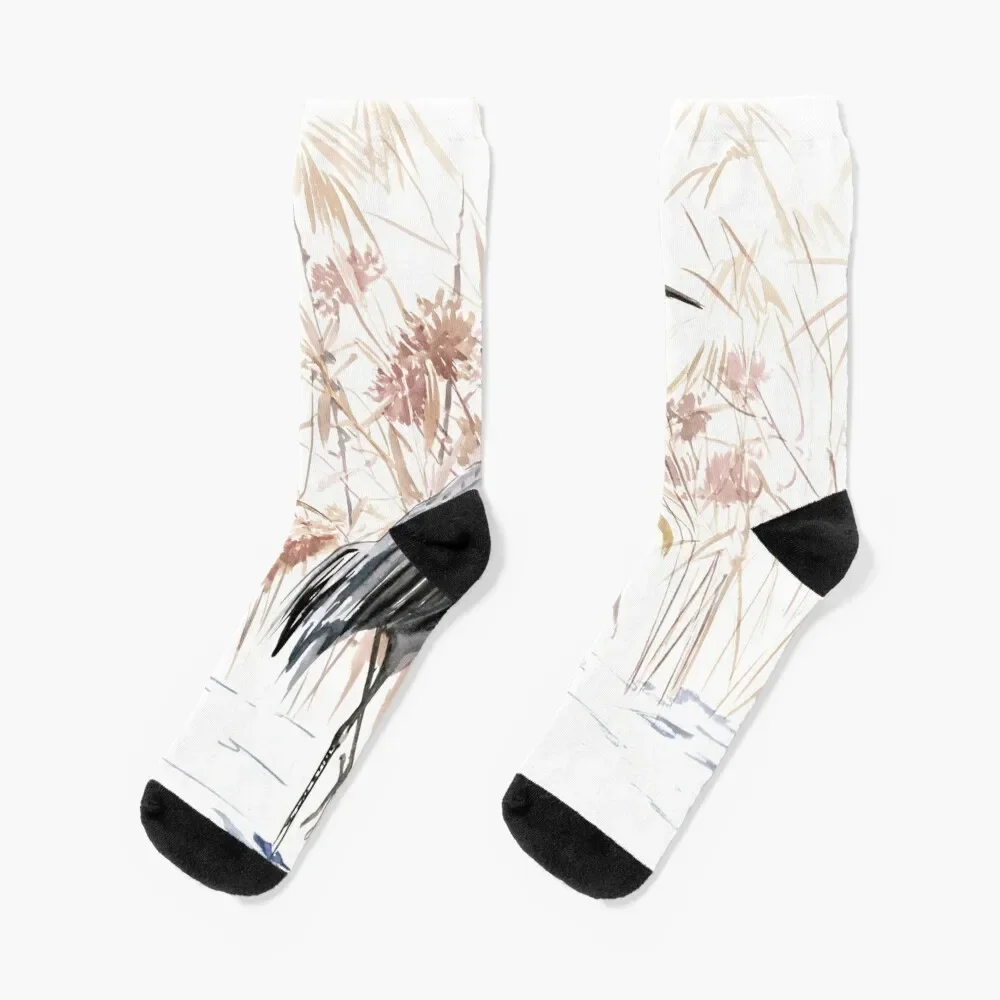 

Sandhill Crane in Florida Socks hiphop winter tennis Socks Women Men's