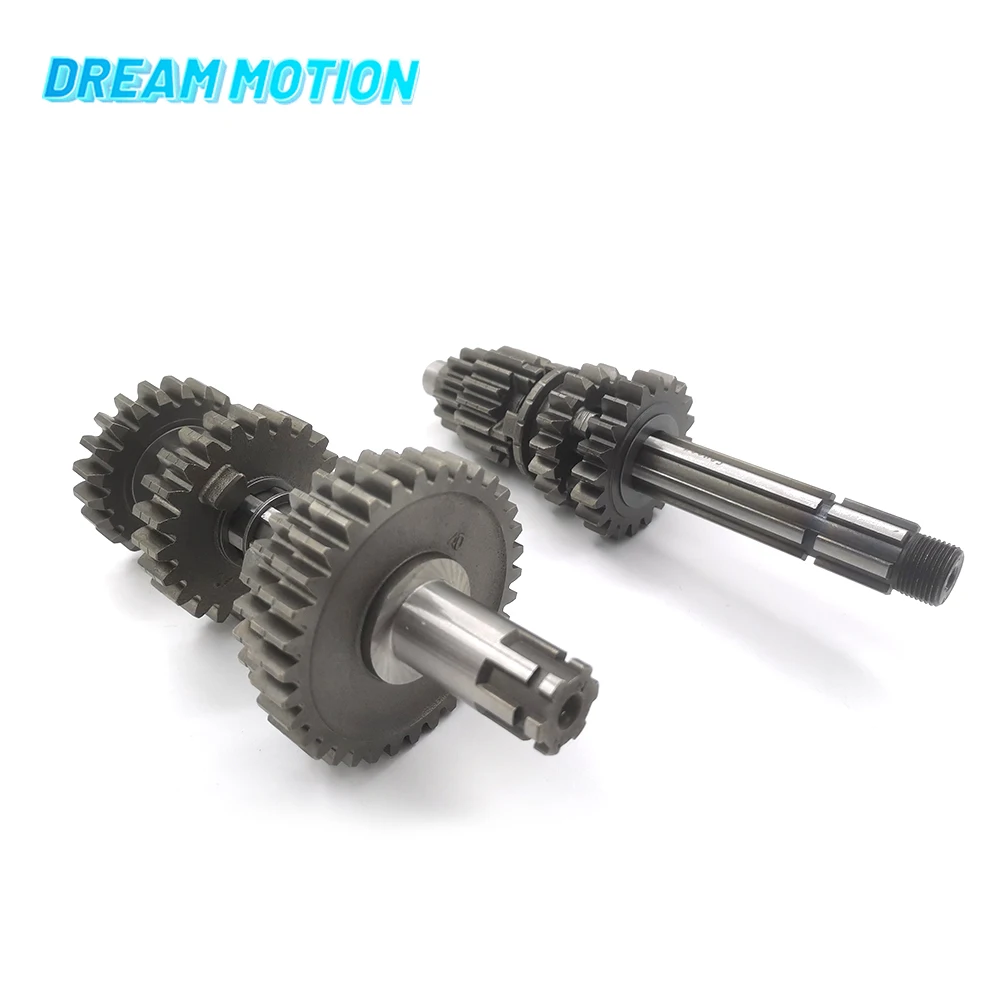 Motorcycle Transmission Gear Box Main Counter Shaft Kit For ZongShen ZS 190cc Z190 W190 1P62YML-2 Engine Dirt Pit Bike Atv Quad