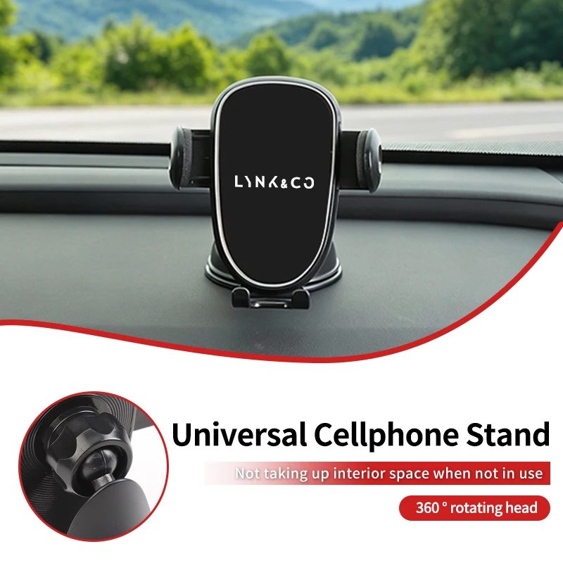 Anti Alip Car Mount Cell Phone Support Universal Cellphone Stand For LYNK&CO 06 03 05 08 09 01 02 Hatchback BX11 EX11 ZERO LYNK