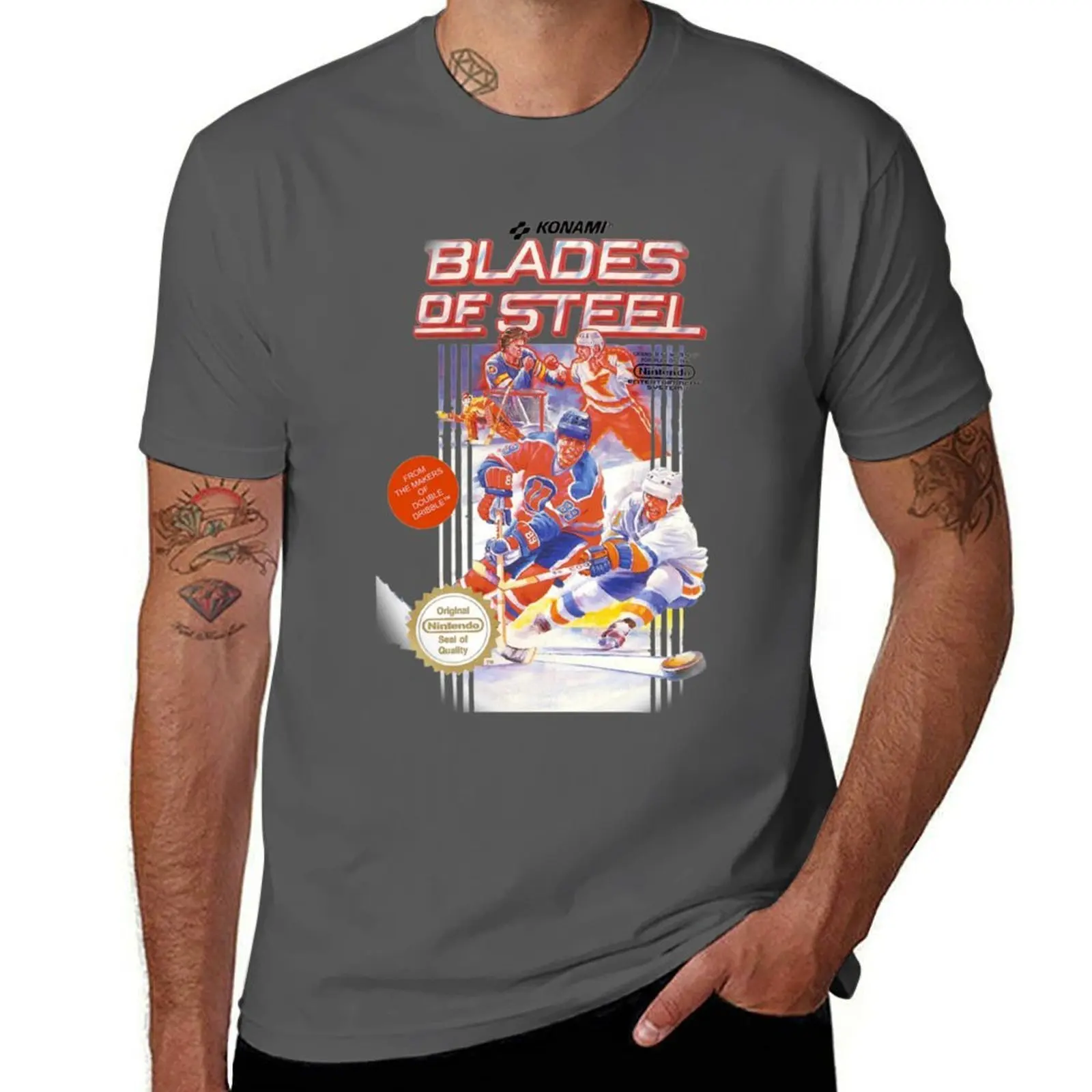 

Blades of Steel T-Shirt Fitness Training Breathable Tee