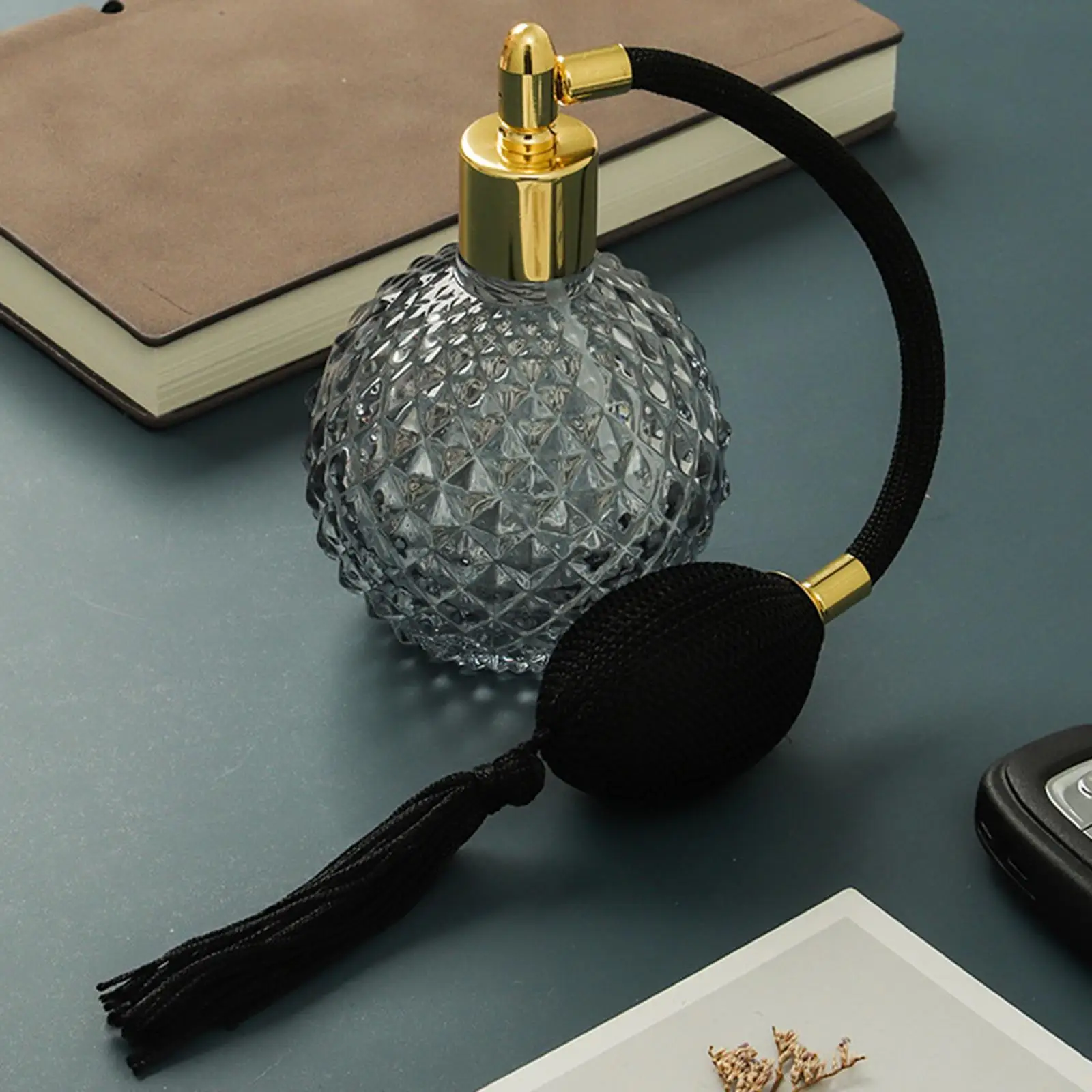 Bouteille de pulvérisation de brume en verre cristal de 100ml, atomiseur de parfum rechargeable, bouteilles de Lotion de parfum en verre rechargeables