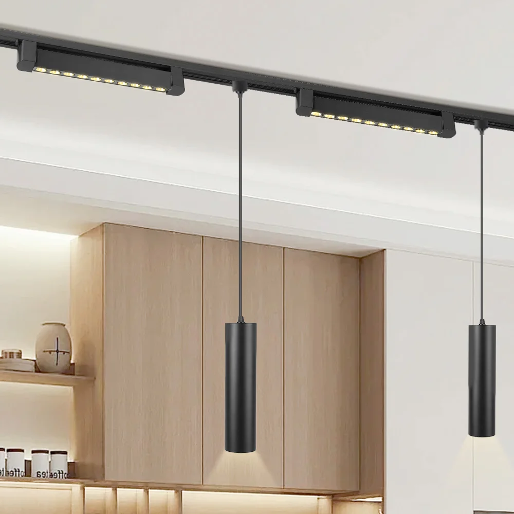 Full Set Track Lights Led Rail Light 85~264V Modern Spotlight Interior for Home Living Room Shop Ceiling Light Rail Lighting