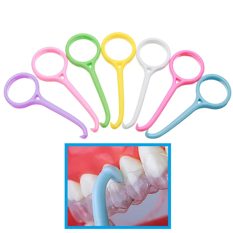 

10pcs/bag Dental Aligner Remover Invisible Braces Extractor Bracket Orthodontic Tooth Hook Dental Tools Dentisty