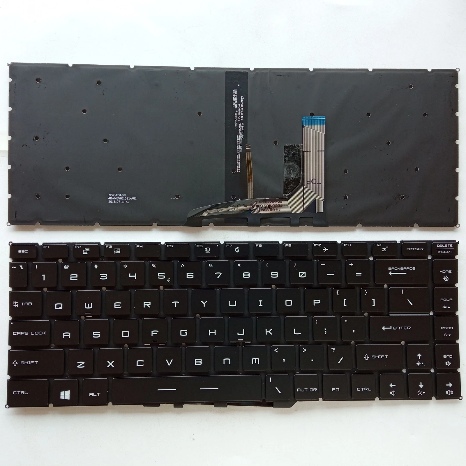 

US for MSI GF63 GF65 GS65/VR PS63 PS42 P42 8RC MS-16Q4 16Q2 16W1 16WK 16Q1 MS-16R1 R3 R4 R5 R6 WP65 WF65 WP65 WS65 Keyboard